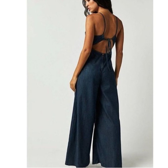 We The Free Dark Blue Jumpsuit - Picture 2 of 13